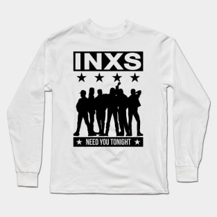 Need You Tonight // INXS // Retro Fanart Style Long Sleeve T-Shirt